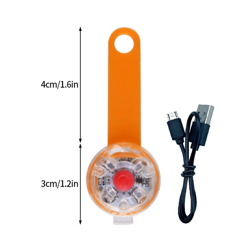 Rechargeable LED Dog Collar Light for Night Safety and Visibility