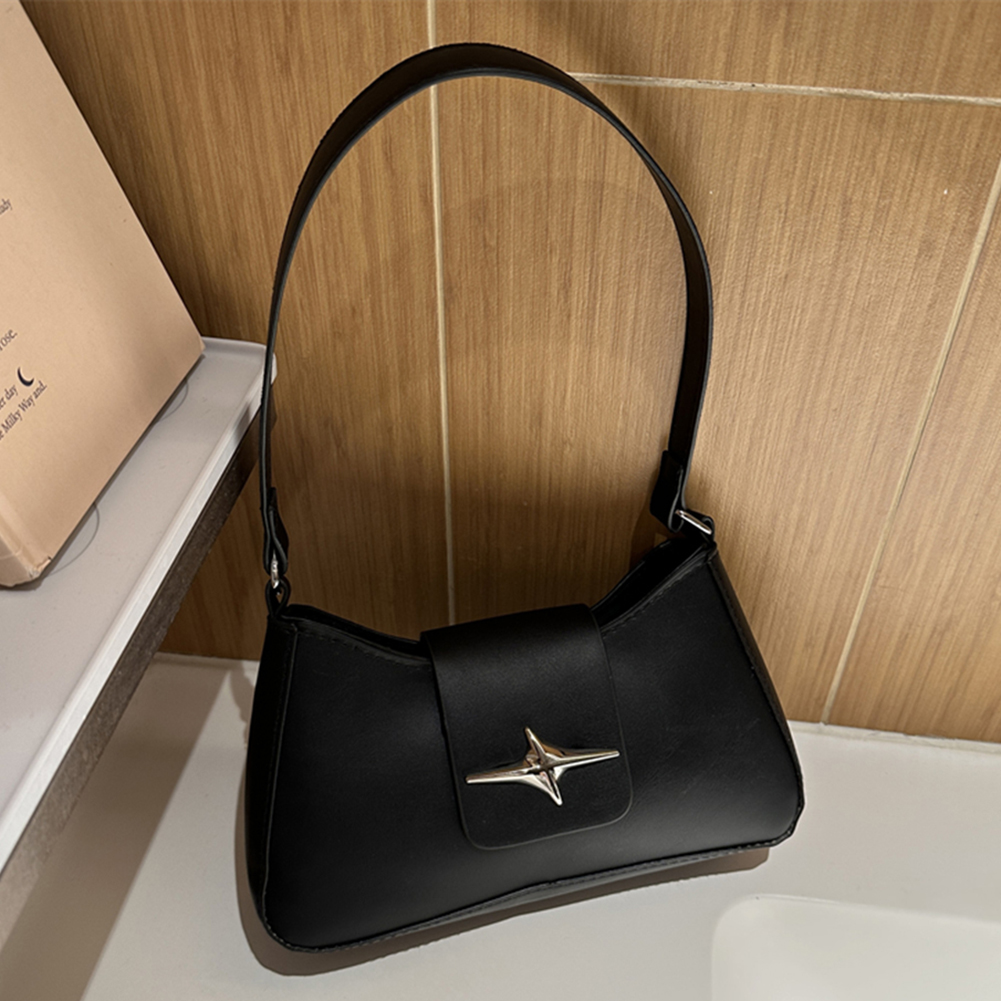 Small Purse PU Leather Shoulder Bag Vintage Underarm Handbag for Women