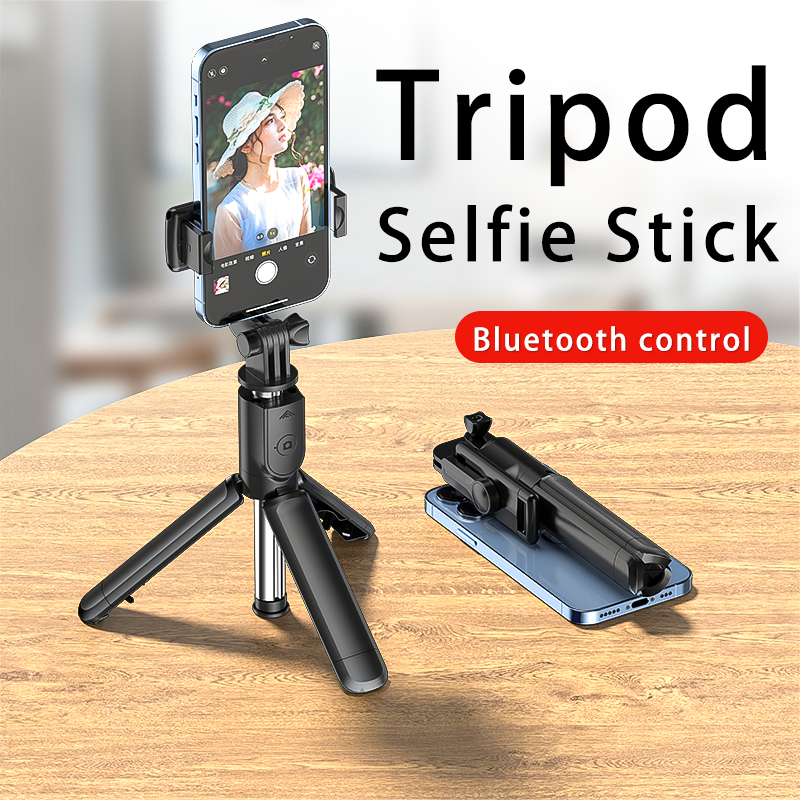 Bluetooth Selfie Stick Tripod with Wireless Remote and Extendable Phone Holder