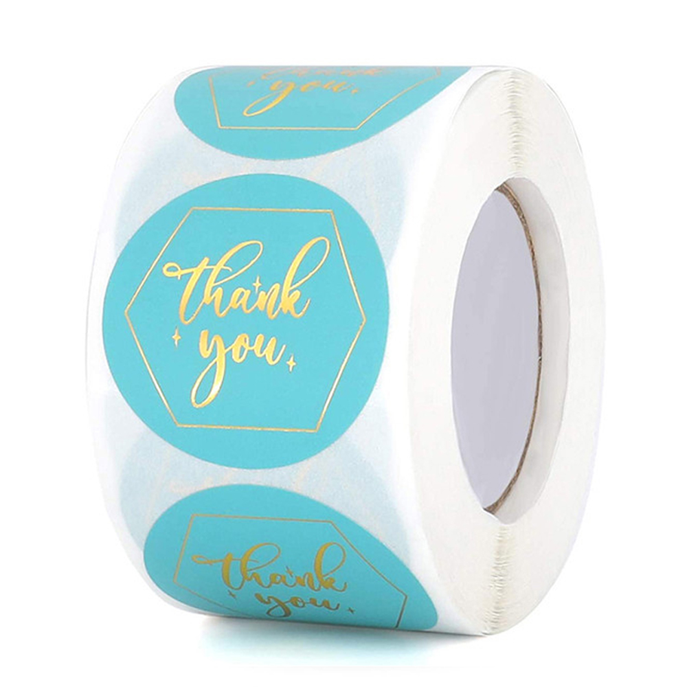 Gift Sticker Labels Gold Thank You Stickers Gold Foil Labels for Handmade Gifts | Inspire Uplift