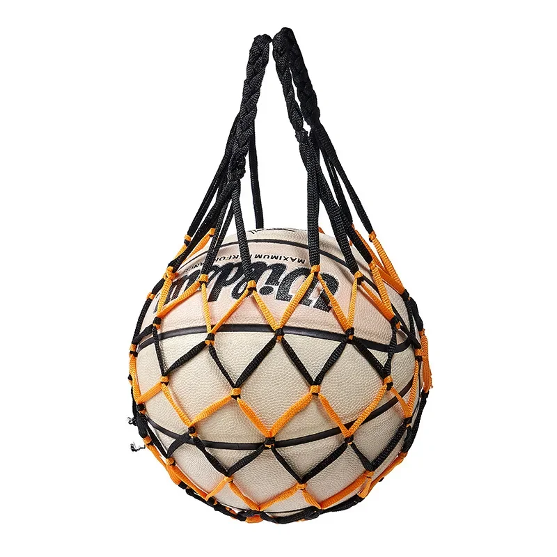 Portable Ball Carry Bag Nylon Mesh Sports Ball Holder for Soccer, Basketball & Volleyball