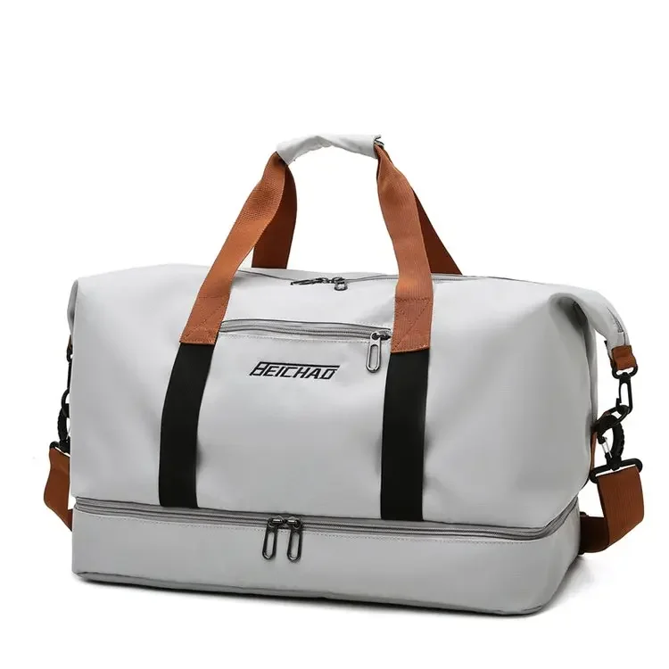 Travel Duffel Bag with Wet Compartment Large Capacity Carry On Weekend Gym Bag