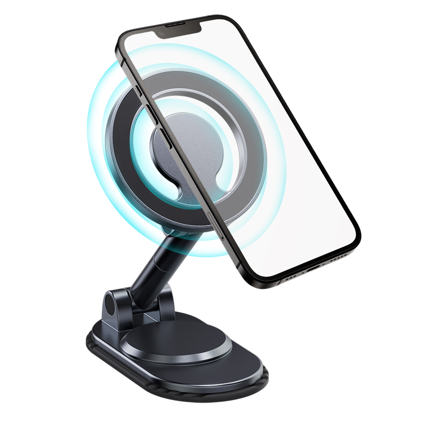 MagSafe Car Phone Holder with Rotation Magnetic Phone Mount for iPhone & Android
