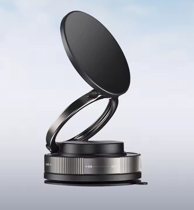 Magnetic Foldable Phone Stand Adjustable Desk & Car Holder with Telescopic Arm