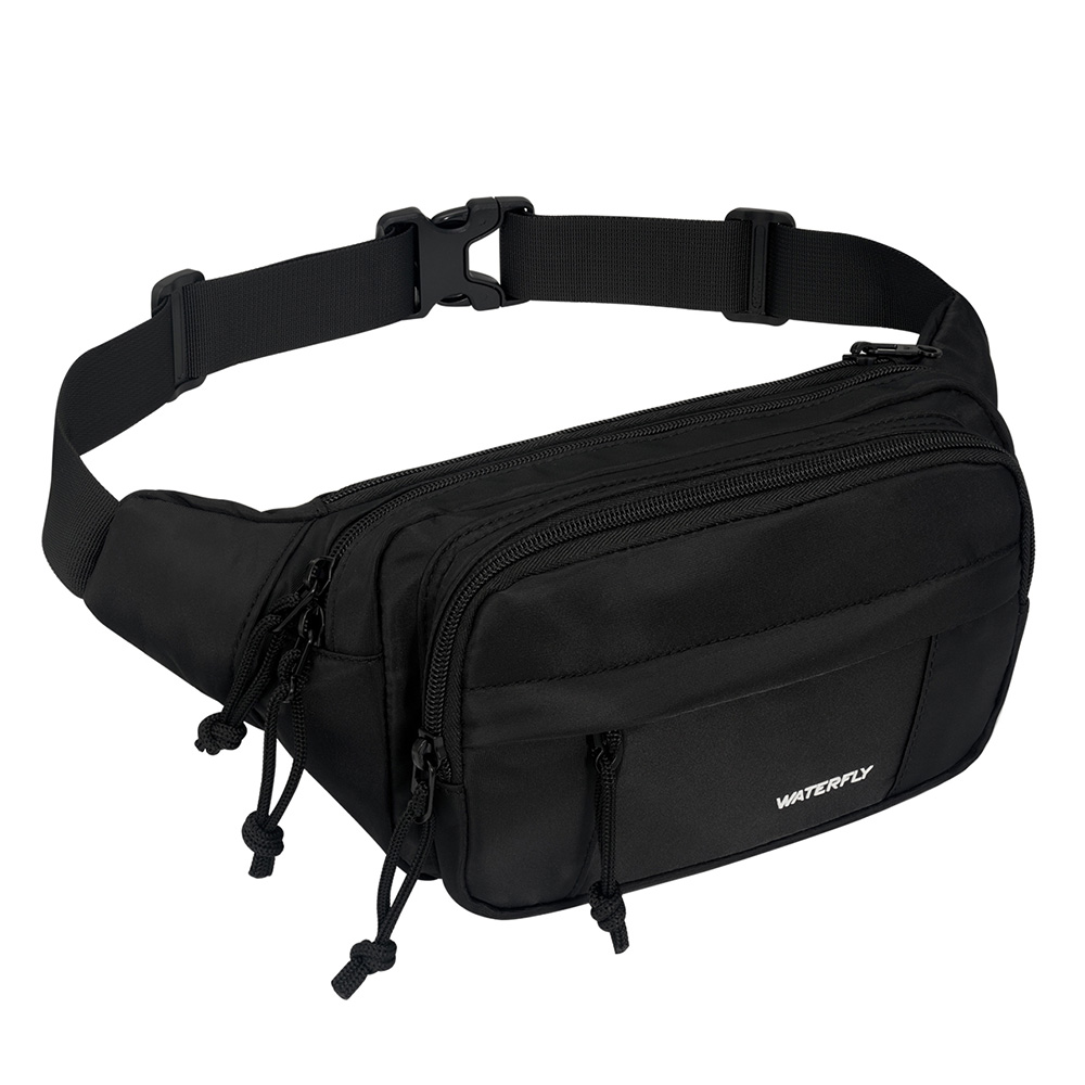 Pocket Fanny Pack Large Crossbody Belt Bag Adjustable Waist Bag for Women & Men