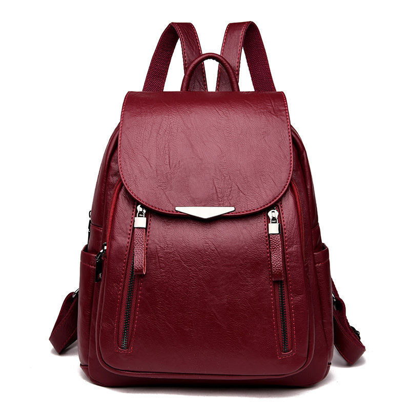 Elegant PU Leather Women's Backpack, back to school backpack, Fashion Travel Backpack for Women