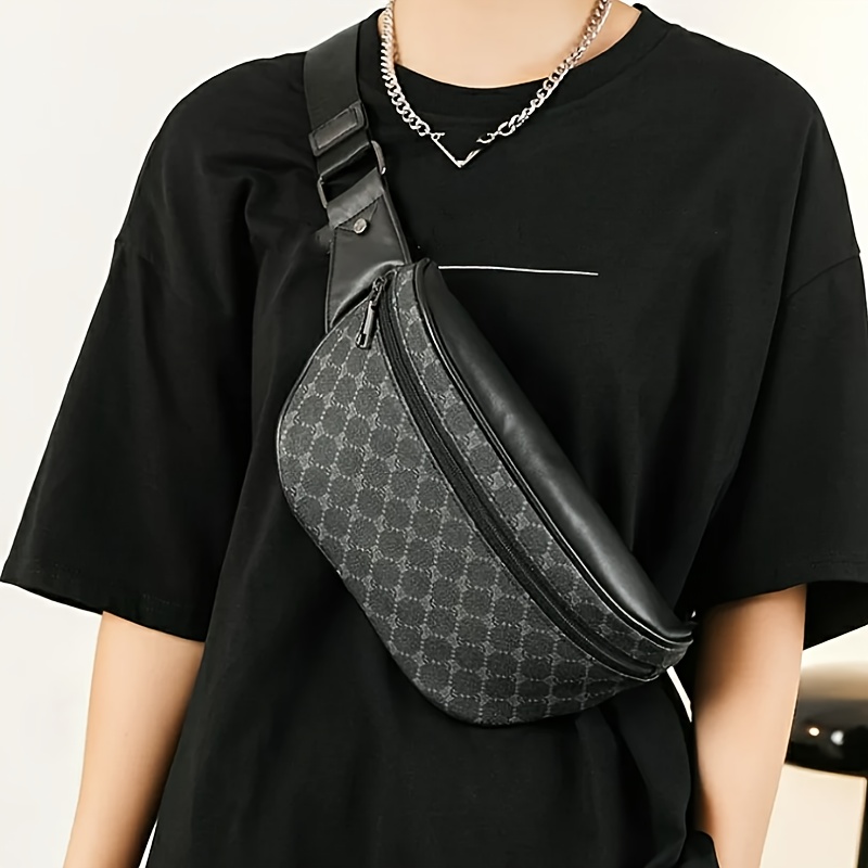 Men's crossbody sling bag for Everyday Travel and Sports, back to school backpack Essential Chest Bag