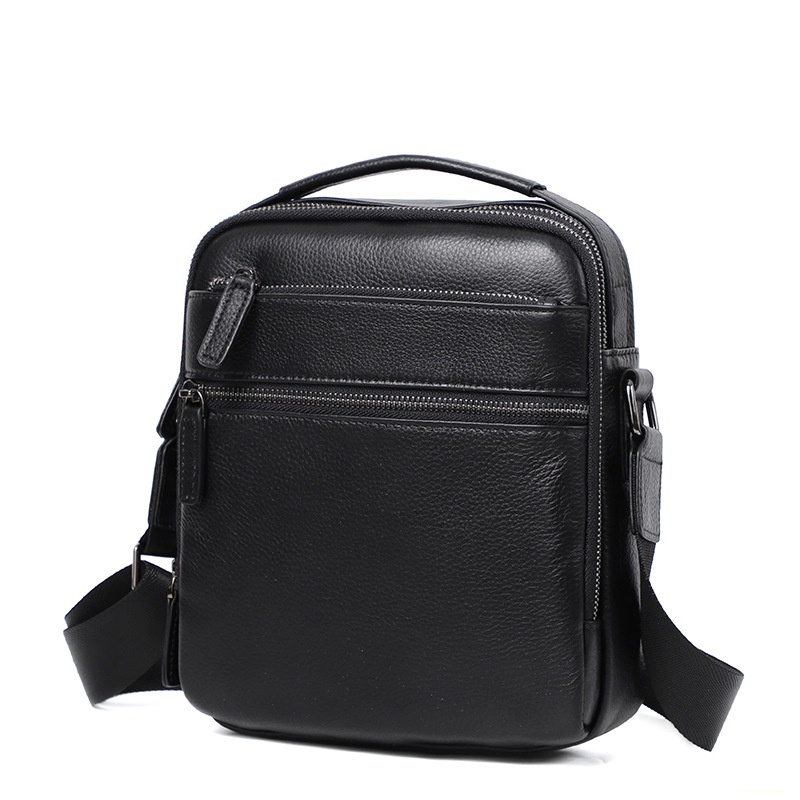 Vintage Genuine Leather Messenger Bag for Men Premium Cowhide Crossbody Shoulder Sling Bag
