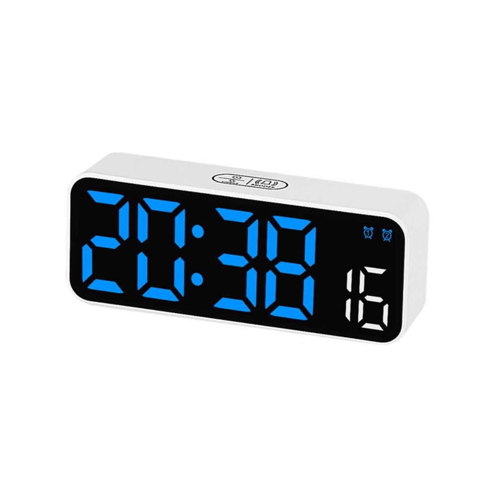 Modern LED Wall Clock Digital Wall Clock with Large Display Date Temperature Wall or Desk Clock