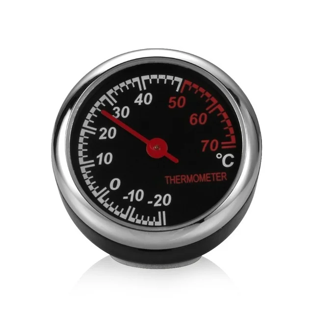 Mini Dashboard Digital Car Clock with Thermometer Hygrometer and Interior Display