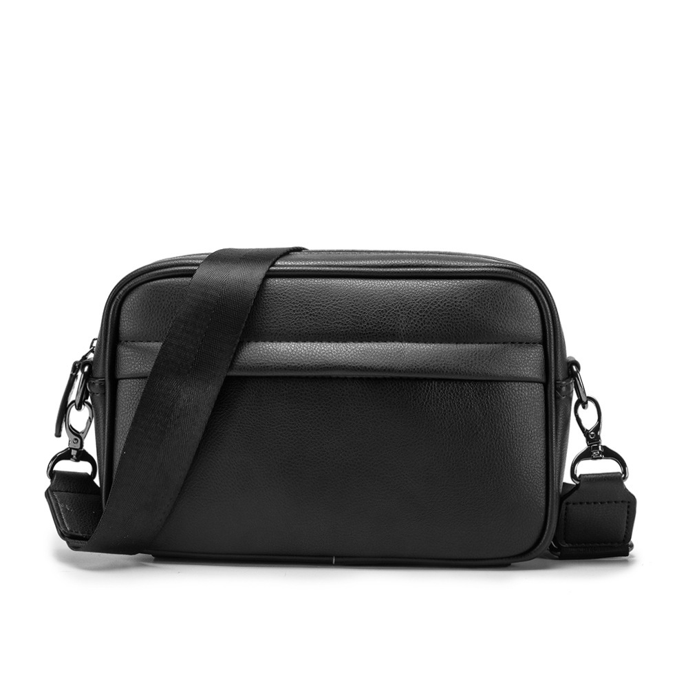 Men's PU Leather Crossbody Messenger Bag