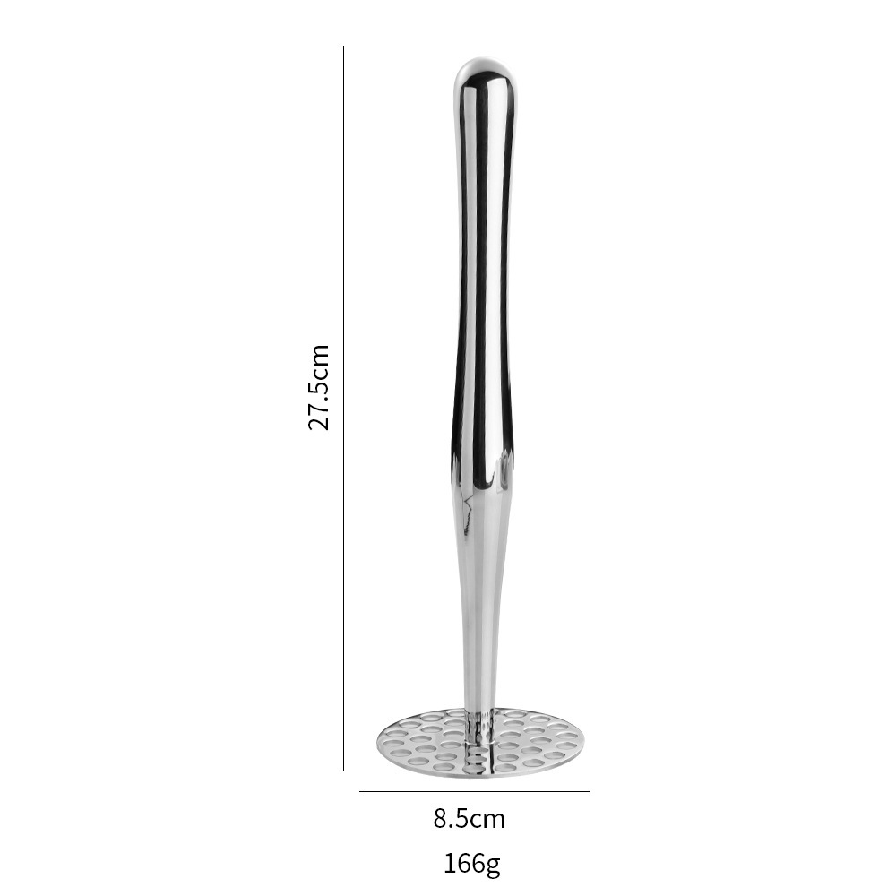 Stainless Steel Potato Masher and Baby Food Press