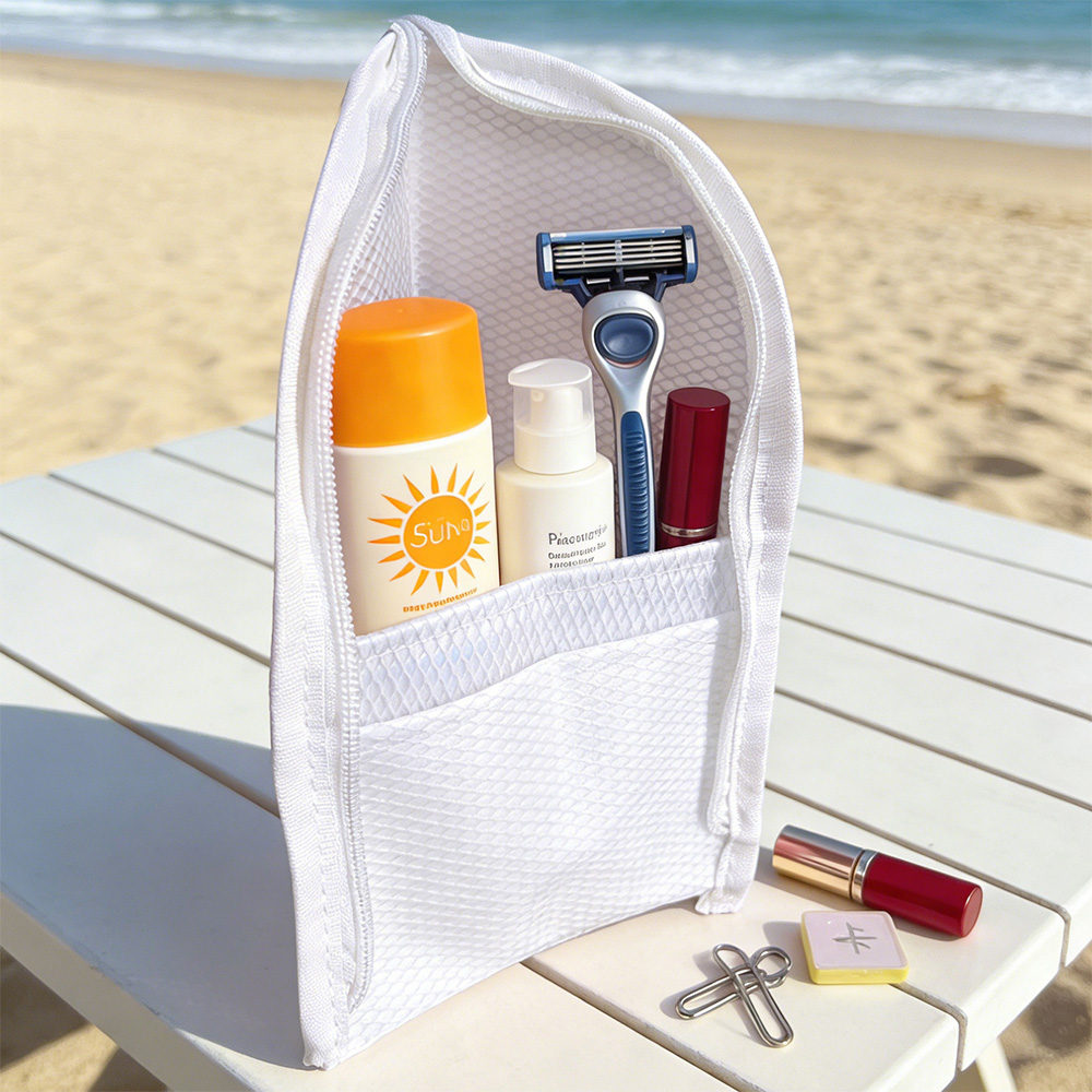 Foldable Travel Makeup Bag Large Capacity Waterproof Cosmetic Organizer