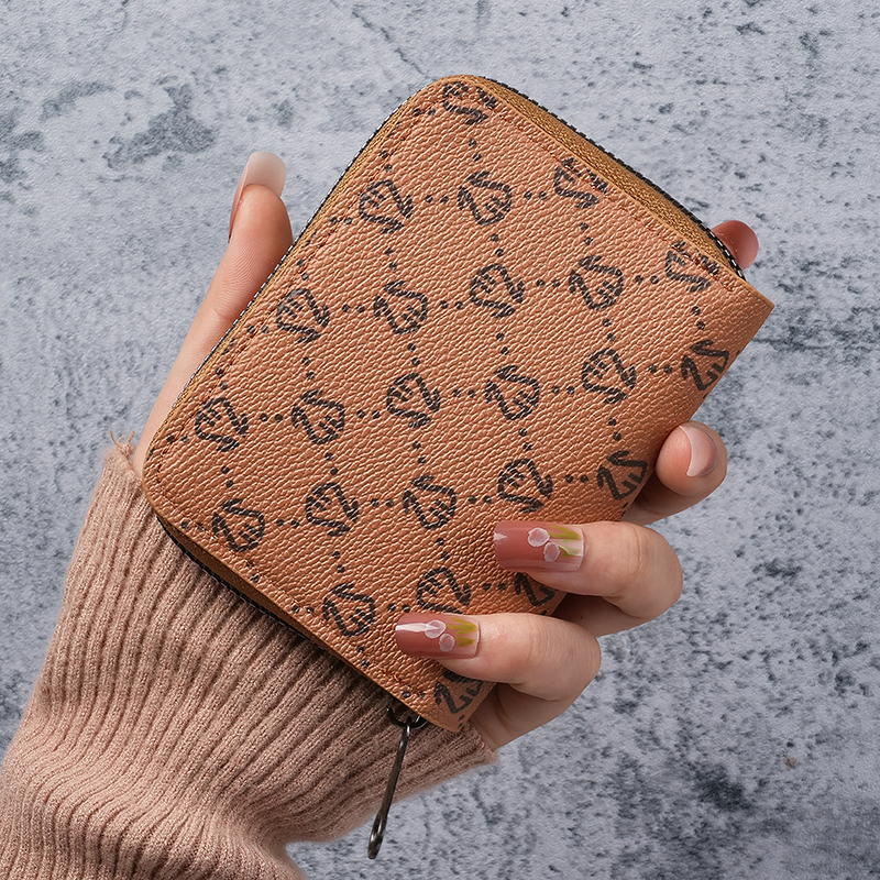 Women Card Holder Wallet with Driver License Window and Multi Card Slots