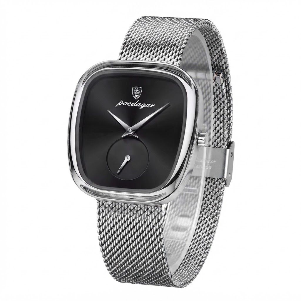 Elegant Stainless Steel Ladies Quartz Watch Waterproof Luxury Fashion Wristwatch