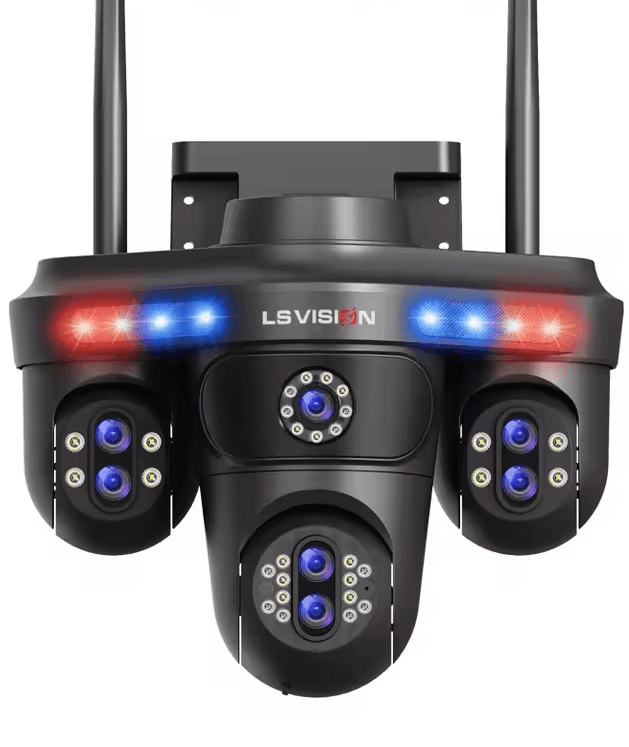 Outdoor WiFi PTZ Security Camera Auto Tracking Lens