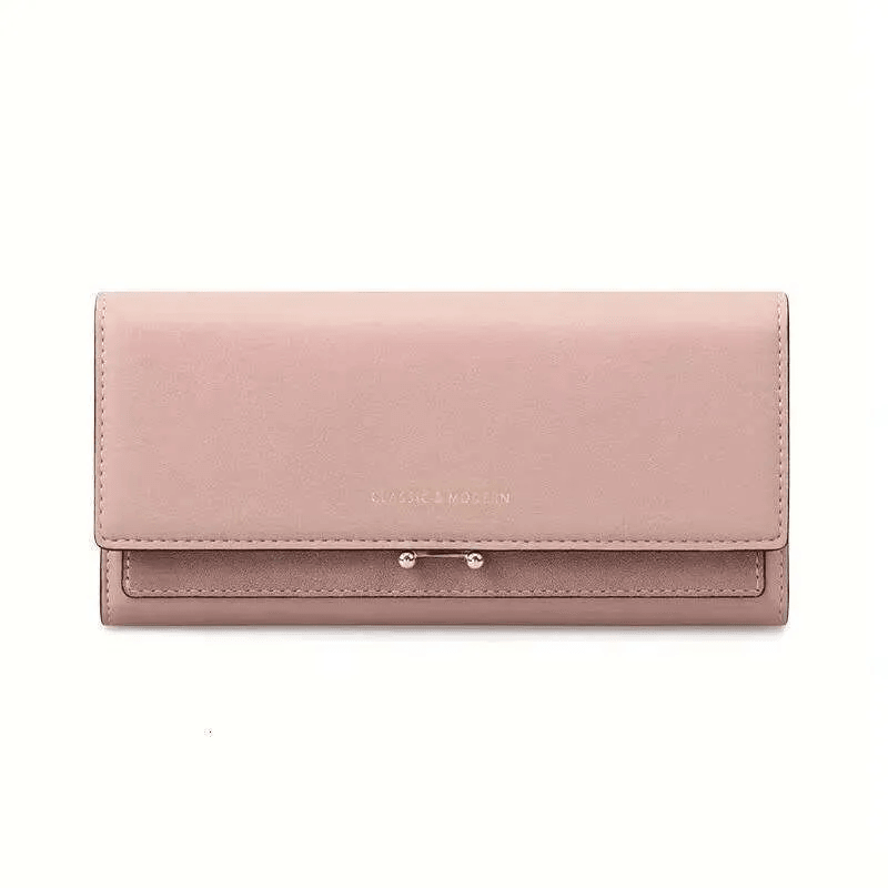 Women PU Leather Long Wallet Clutch Phone Purse with Card Holder
