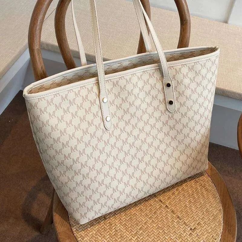 Women PU Leather Tote Bag Large Capacity Shoulder Bag