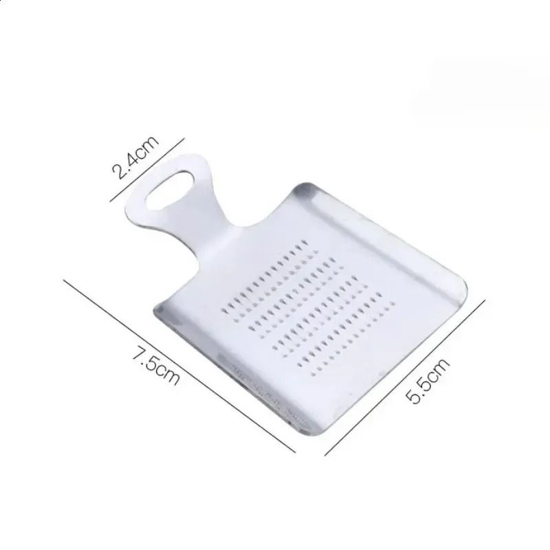 Stainless Steel Garlic Press Ginger Grater Kitchen Tool