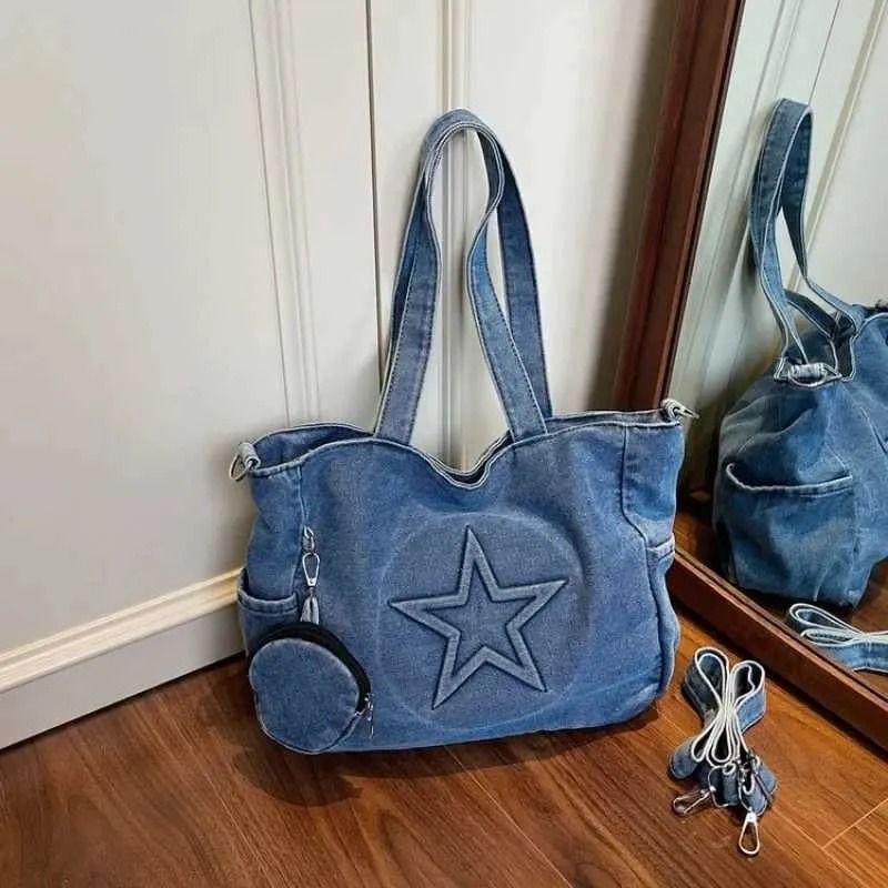 Large Capacity Leather Tote Bag for Women with Crossbody Carry