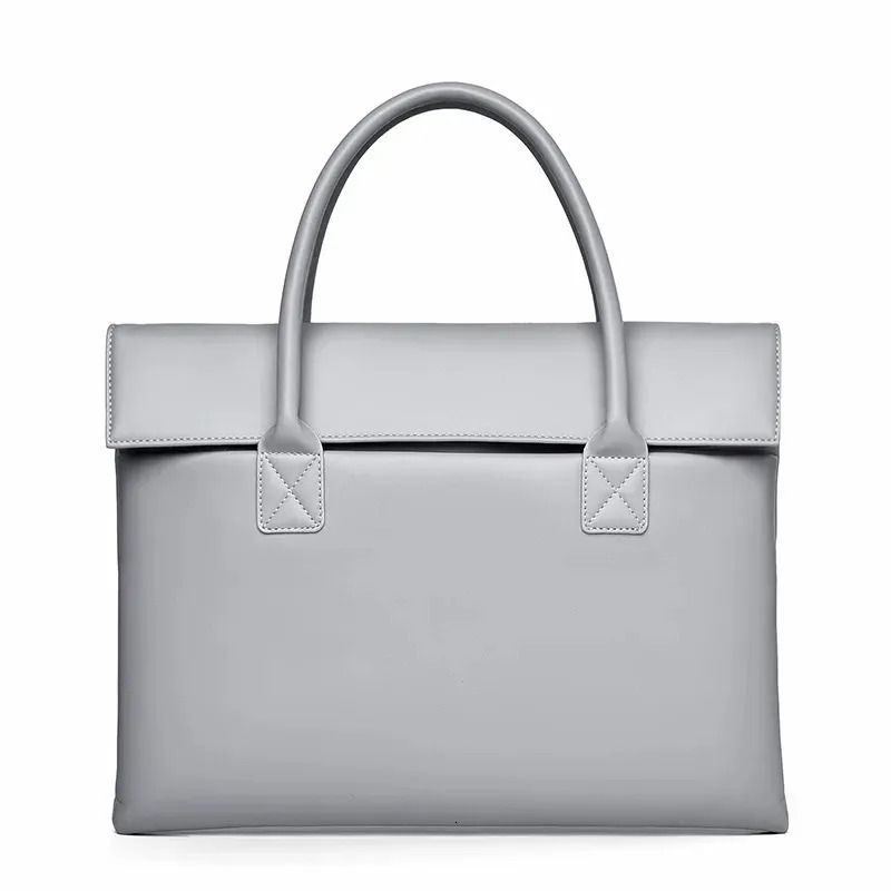 PU Leather Executive Briefcase for Men and Women Laptop Office Bag