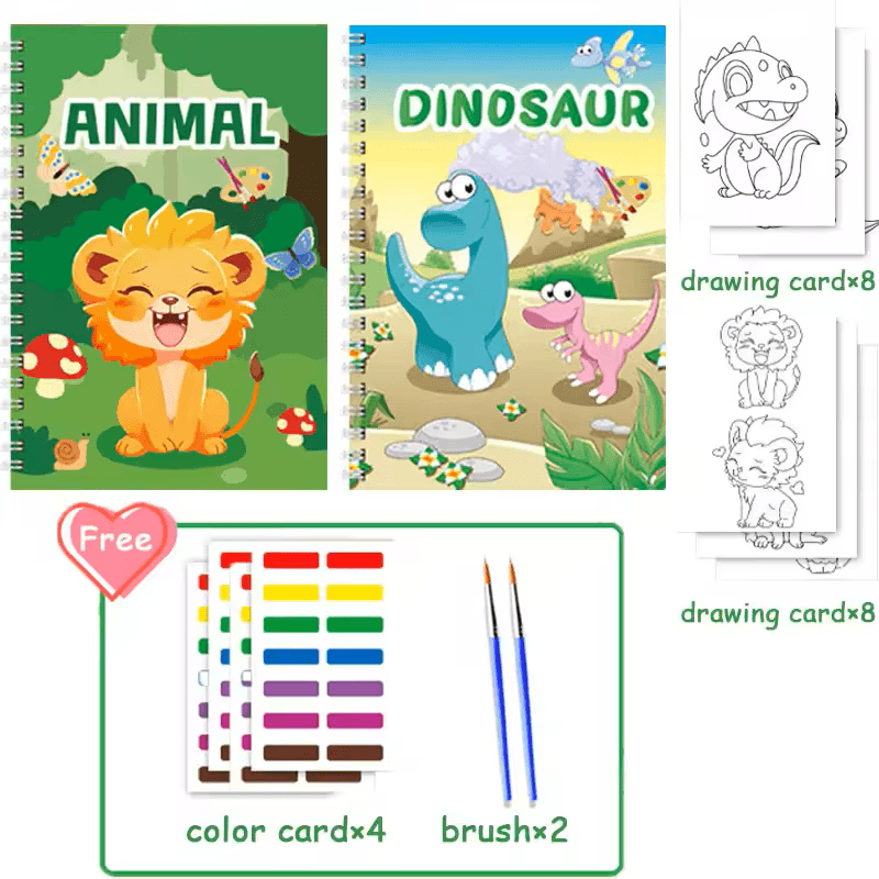 Montessori Watercolor Book, All in One Kids Art Set Gift | Inspire Uplift