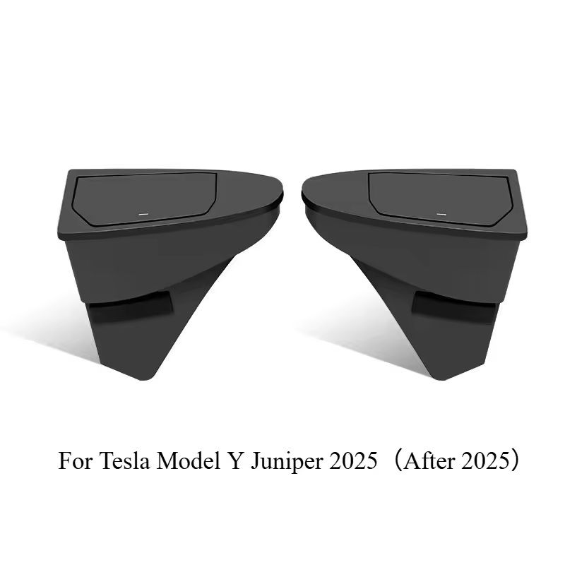 Front Door Storage and Trash Can Organizer for Tesla Model Y (Juniper 2025)