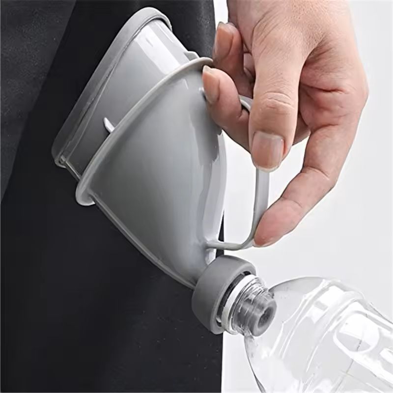 Portable Car Travel Adult Urinal – Unisex Funnel Pot for Camping & Road Trips