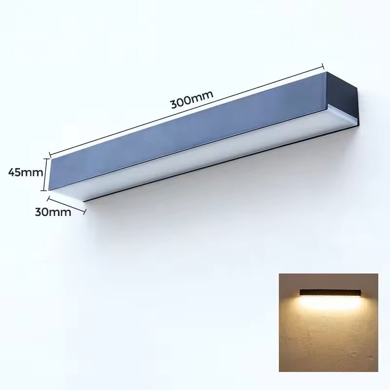 LED Solar Magnetic Wall Light Waterproof Outdoor Night Lamp Dimmable Brightness for Garden, Patio, Yard, Fence