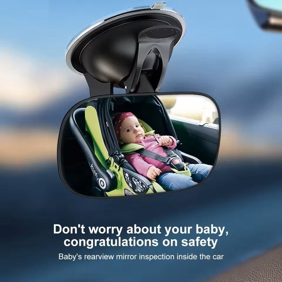 Car Back-Seat Safety View Mirror Infant/Child Rear-Facing Car Seat Monitor Mirror (Wide View)