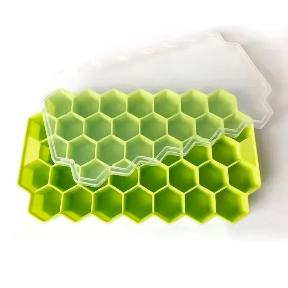 14-Grid Silicone Ice Cube Tray Mold Reusable, Flexible, Non-Toxic Ice Cube Maker for Home & Bar Use