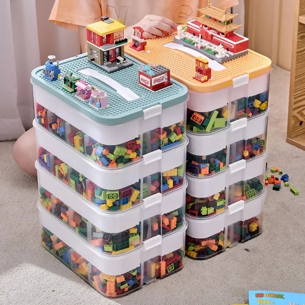 Transparent Stackable LEGO Storage Box – Dustproof & Moistur | Inspire ...