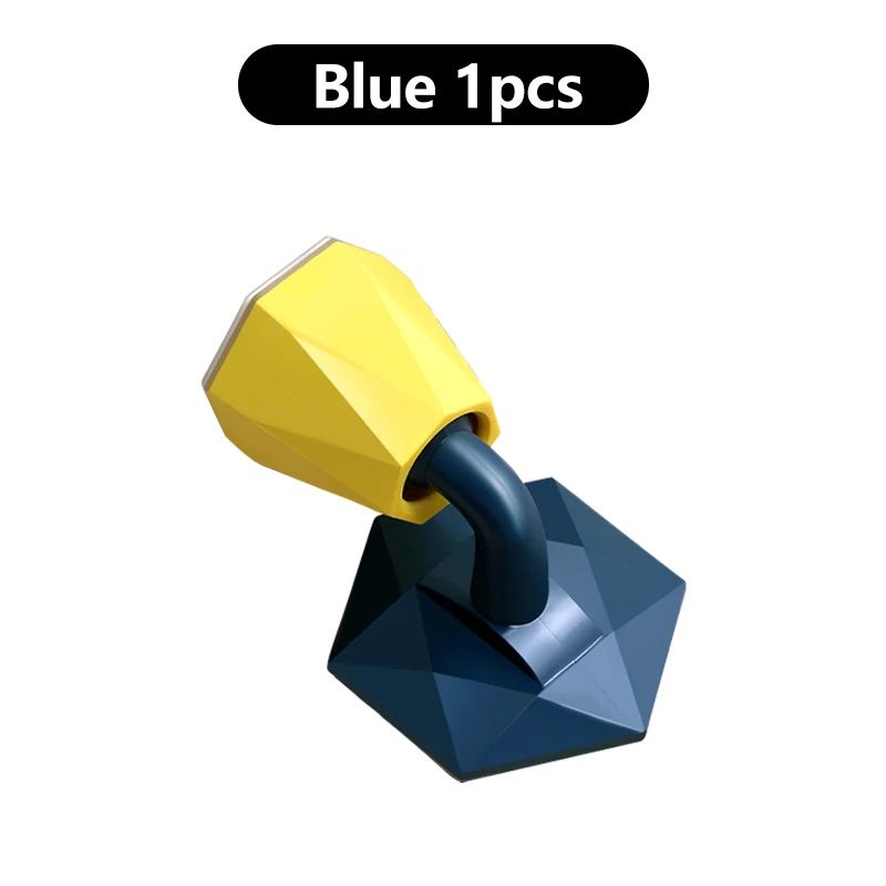 Silent Silicone Door Stopper – No Drill Wall Mount Door Holder with Strong Suction, Anti Bump & Touch Free Design