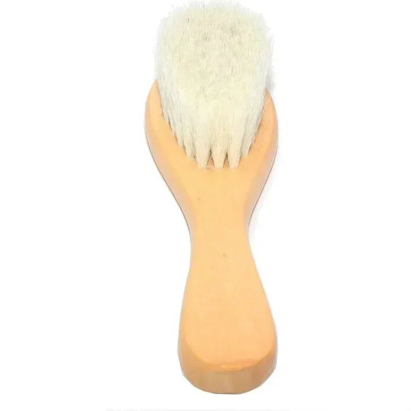 Newborn Wooden Wool Hair Comb – Gentle Baby Hair Brush & Head Massager