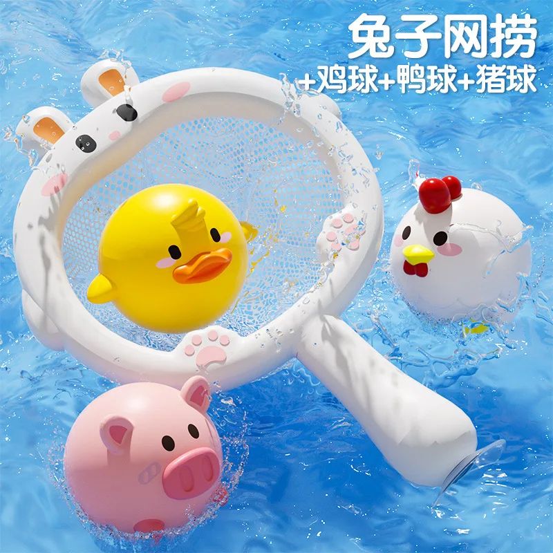 LED Light-Up Duck Bath Toy – Soft Floating Baby Swimming Toy with Colorful Luminous Lights