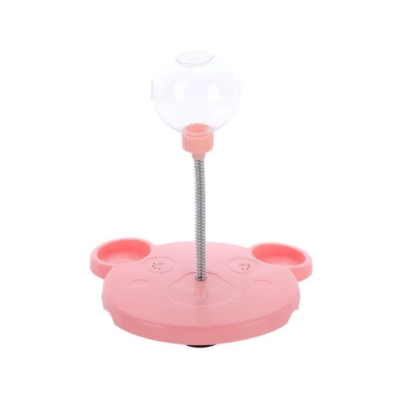 Interactive Treat Dispensing Puzzle Ball โ Slow Feeder Food Leaking Toy for Cats & Dogs with Catnip Fun