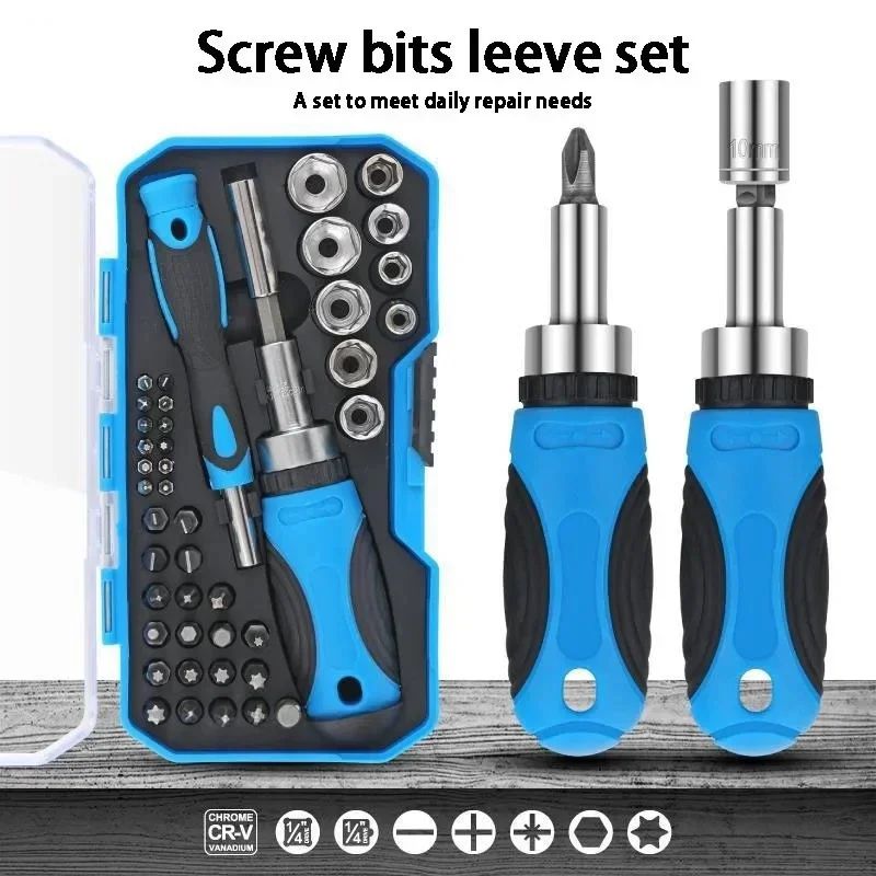 Mini Ratchet Screwdriver Bit Kit – Cross & Hex Multi-Tool Se | Inspire ...