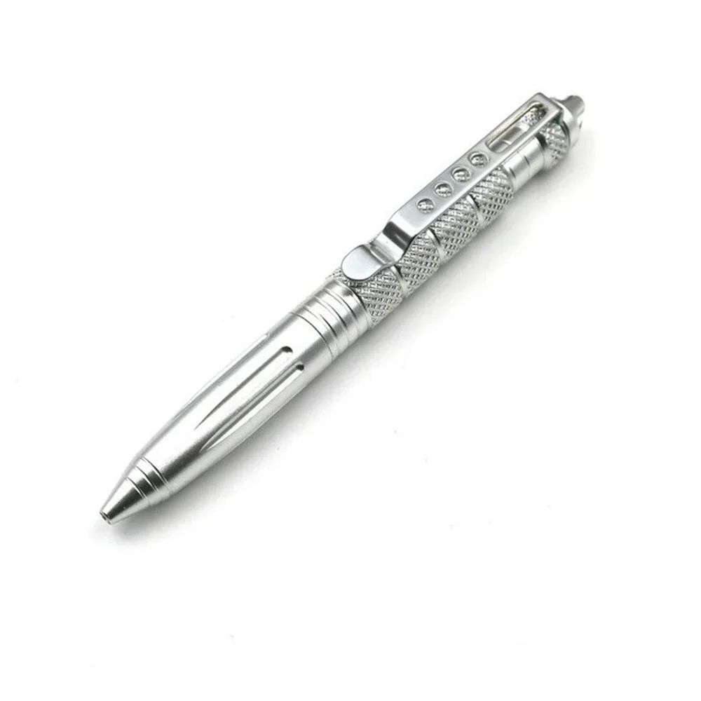 Aluminum Tactical Survival Pen – Multifunction EDC Self Defense Tool with Glass Breaker, Outdoor Emergency Security Pen