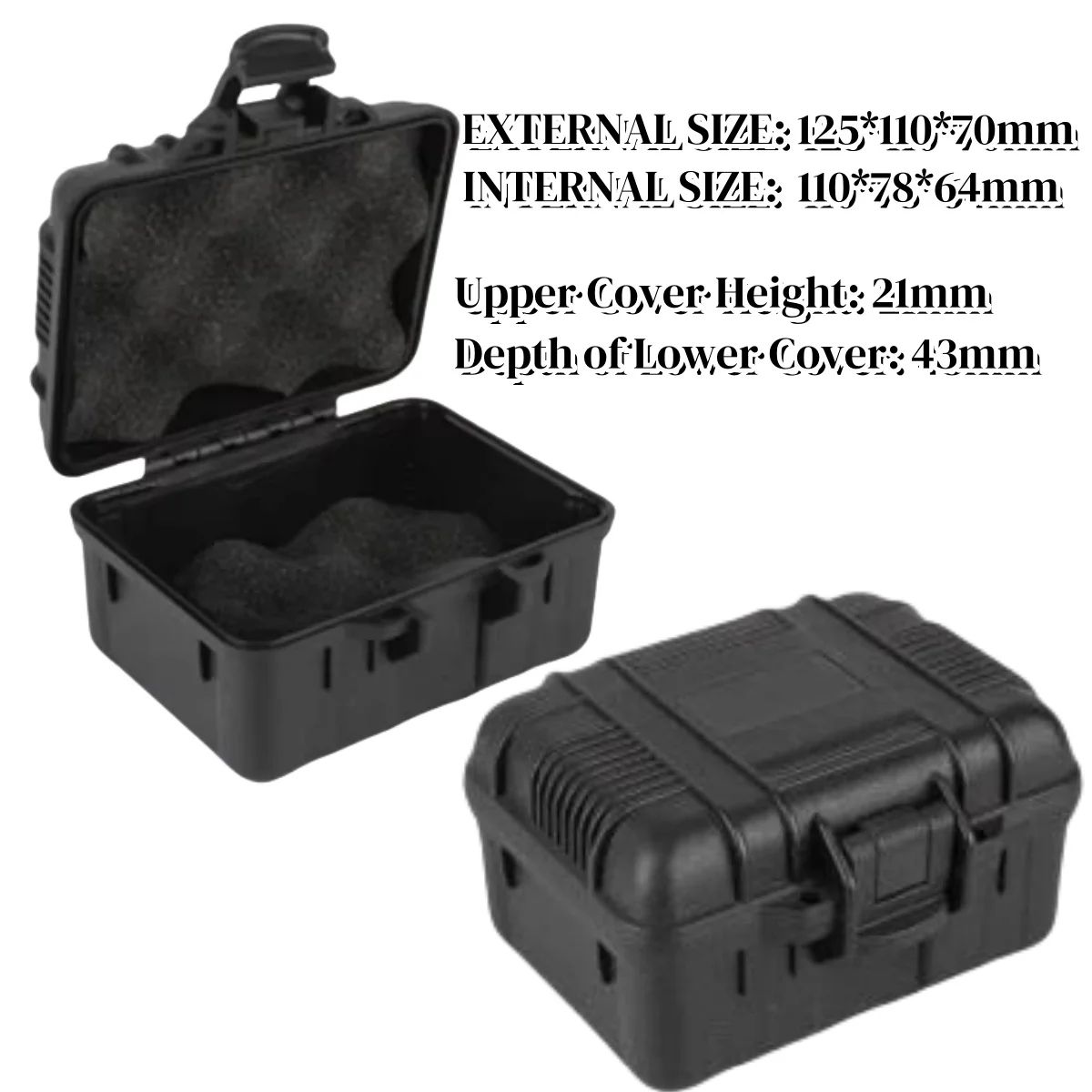 Portable PP Small Parts Storage Case with Cotton Padding – M | Inspire ...