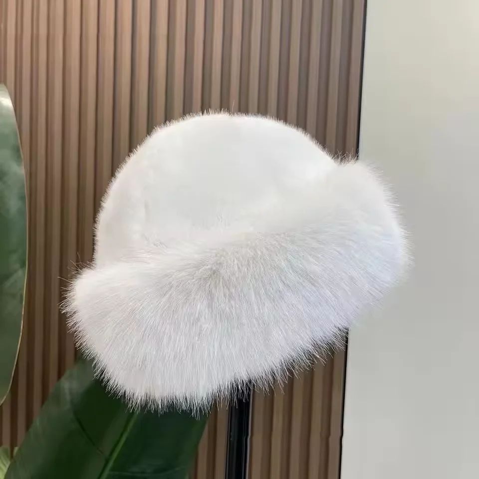 Womens Winter Faux Fur Hat | Thick Warm Cold-Proof Outdoor Ski Snow Hat for Travel, Sports & Casual Wear