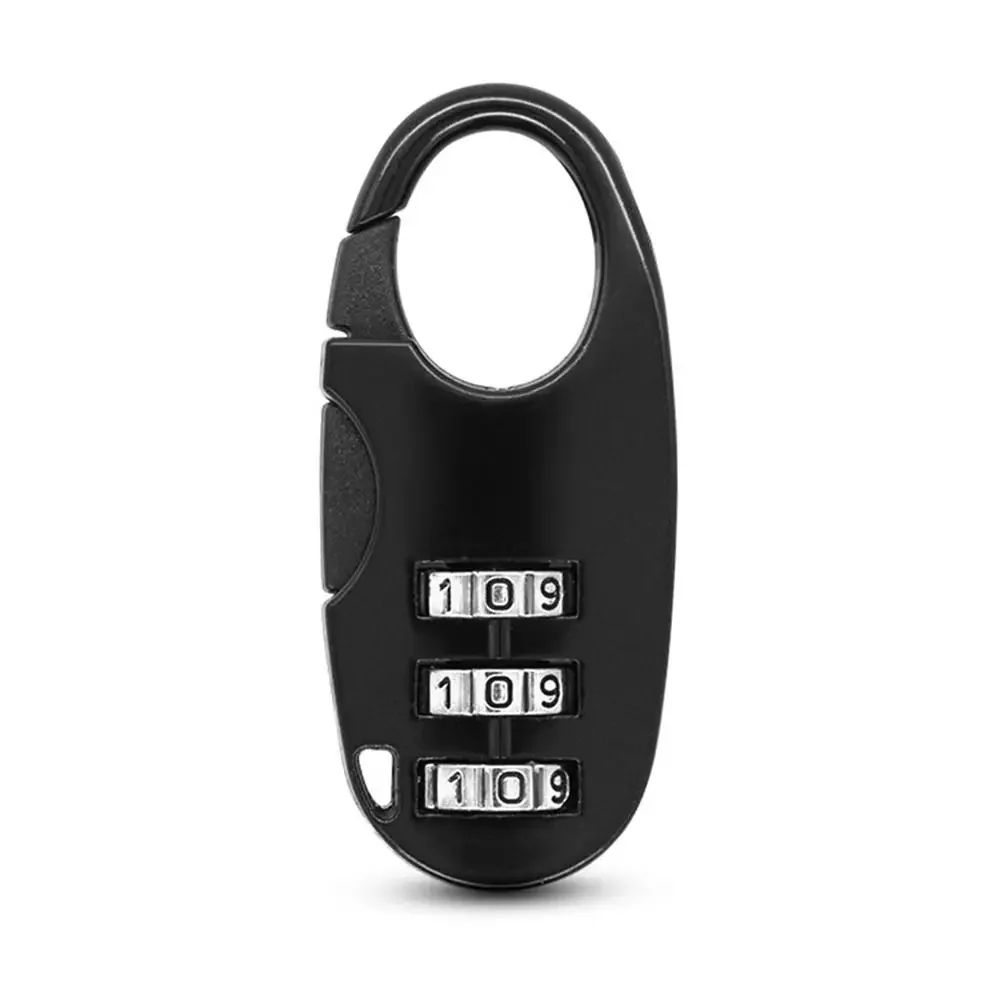 Mini Alloy Combination Code Number Lock Padlock Luggage Lock for Zipper Bag Backpack Handbag Drawer Cabinet Luggage Lock