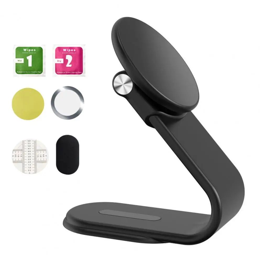 Magnetic MagSafe Car Mount with 15W Fast Wireless Charging, Multi-Position Dashboard Holder for iPhone Secure Drive