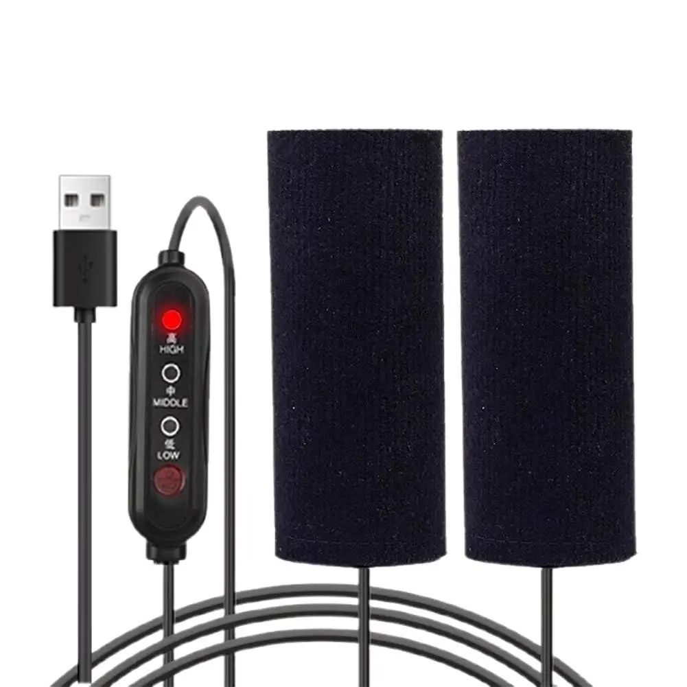 3-Level Electric Heated Motorcycle Grips - Winter Handlebar Warmer Covers, Adjustable Heat Control, Cold Weather Riding