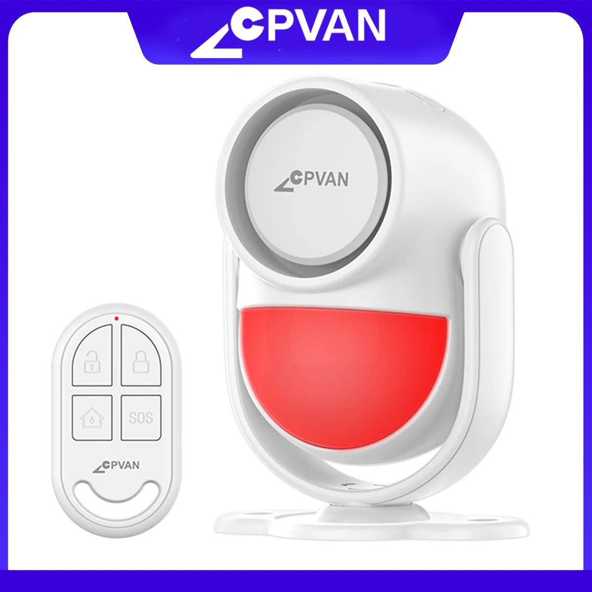 CPVAN Wireless PIR Motion Sensor Alarm 125dB with Remote Con | Inspire ...