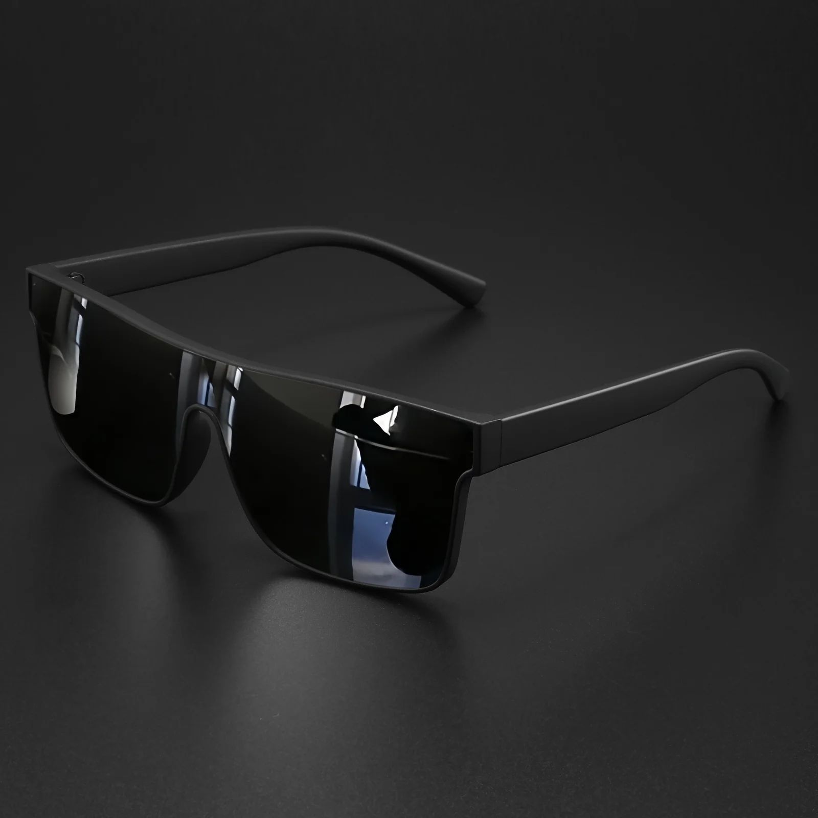 Colorful Square Sports Sunglasses UV400, One-Piece Lens Unisex Outdoor Glasses for Cycling, Hiking &