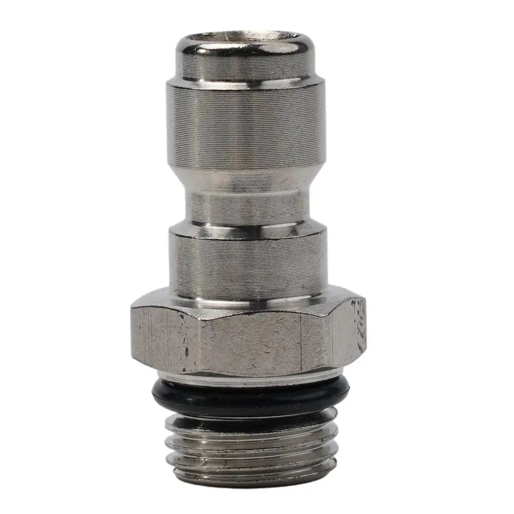 Pressure Washer Quick Connect Adapter 1/4in Brass/Stainless Coupler | Male Female Connector Fitting for Hose Pumps