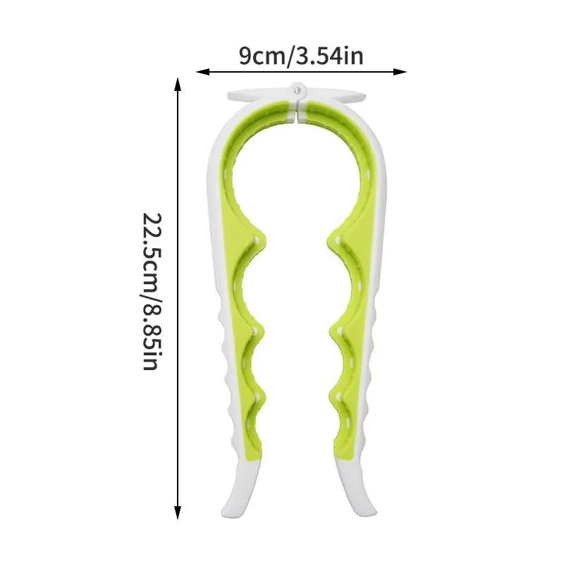 4-in-1 Multi-Function Can & Bottle Opener | Anti-Slip Cap Twister with 4 Positions for Jars, Lids & Beverage Caps
