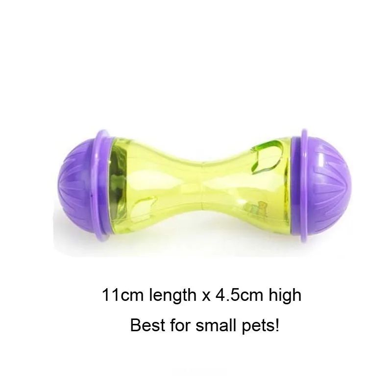 Interactive Treat Dispensing Ball Puzzle Toy Slow Feeder Rolling Snack Trainer for Cats and Small Dogs