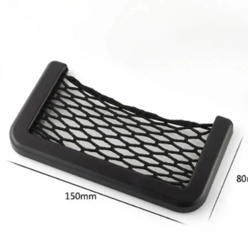 Car Seat Side Mesh Storage Bag Elastic Net Pocket Organizer Interior Back Seat Phone Holder 4 Piece Set