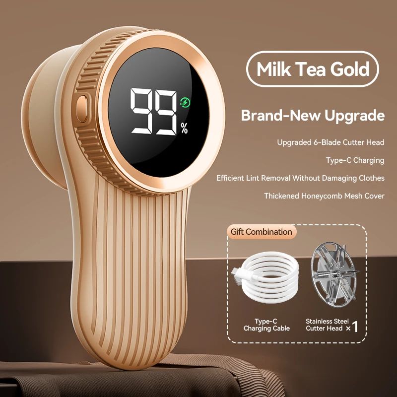 Portable Electric Lint Remover Rechargeable Fabric Shaver Hair Ball Trimmer Clothes Fuzz Pellet Machine